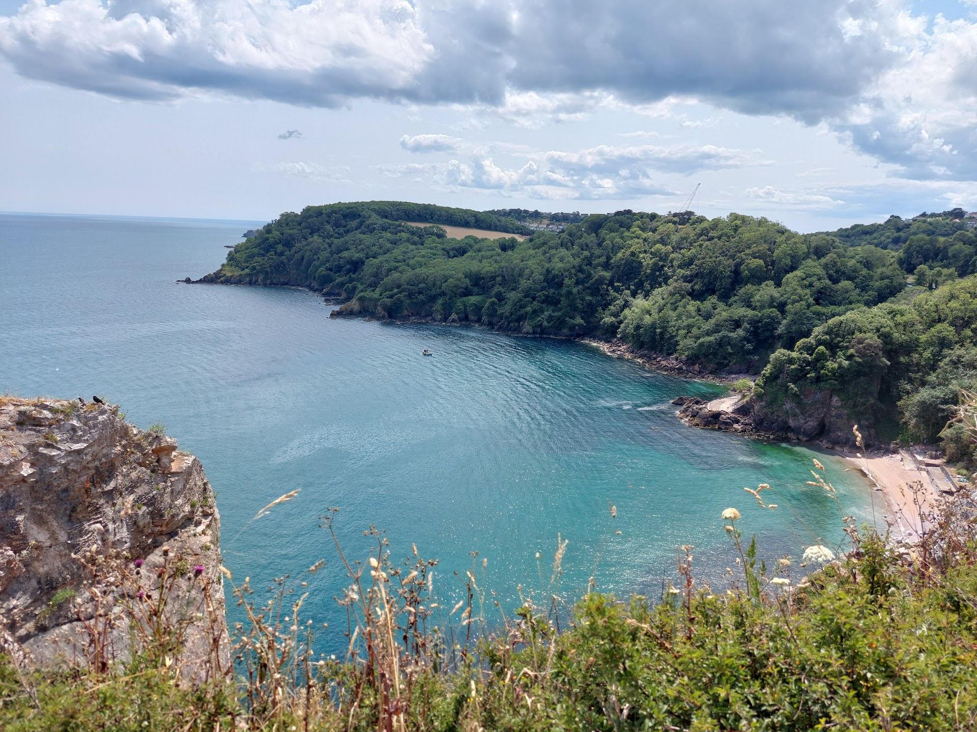 Anstey's Cove dog-friendly beach, Torbay — year-round dog access