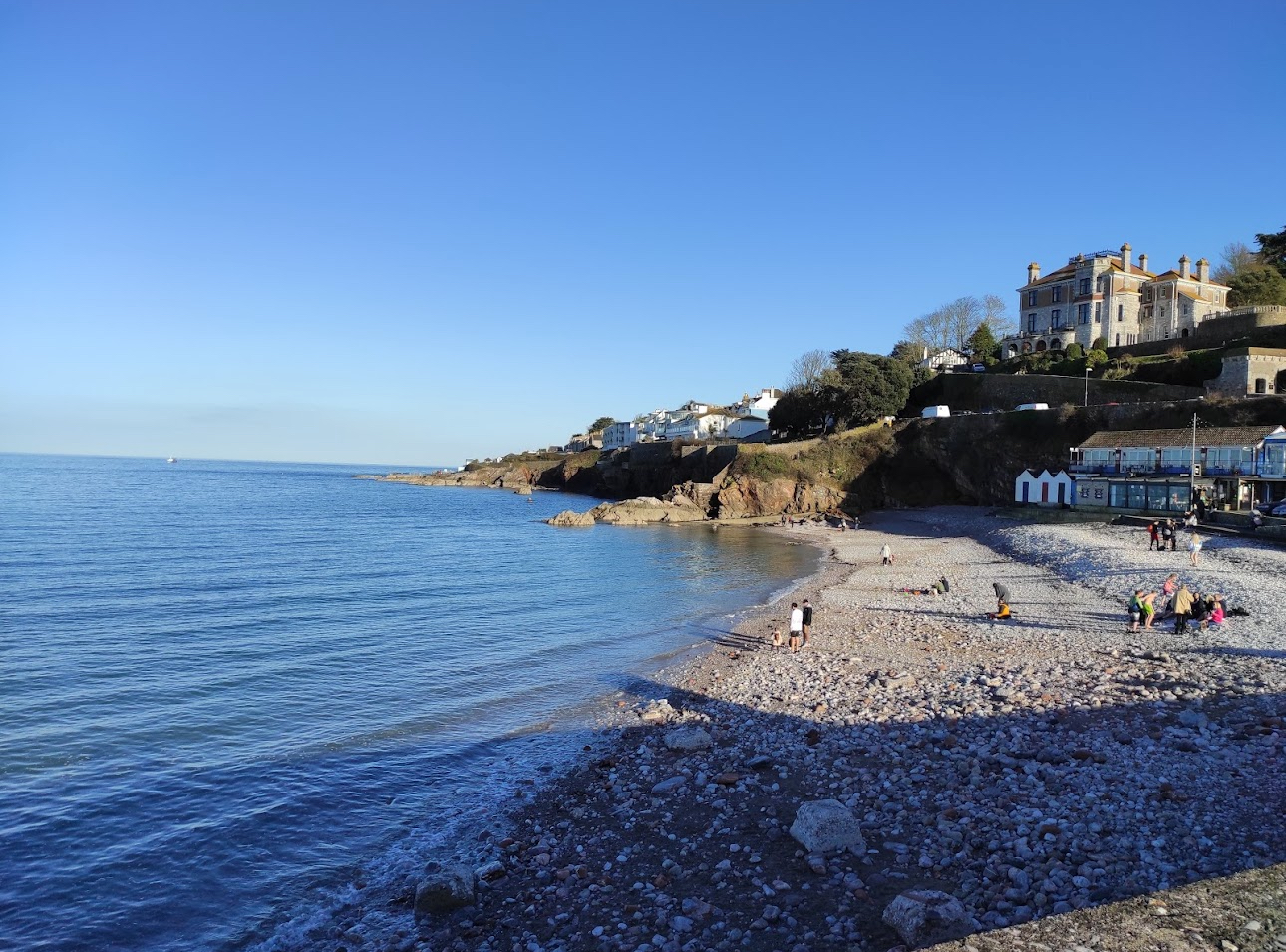Brixham Breakwater Beach dog-friendly beach, Torbay — seasonal dog access