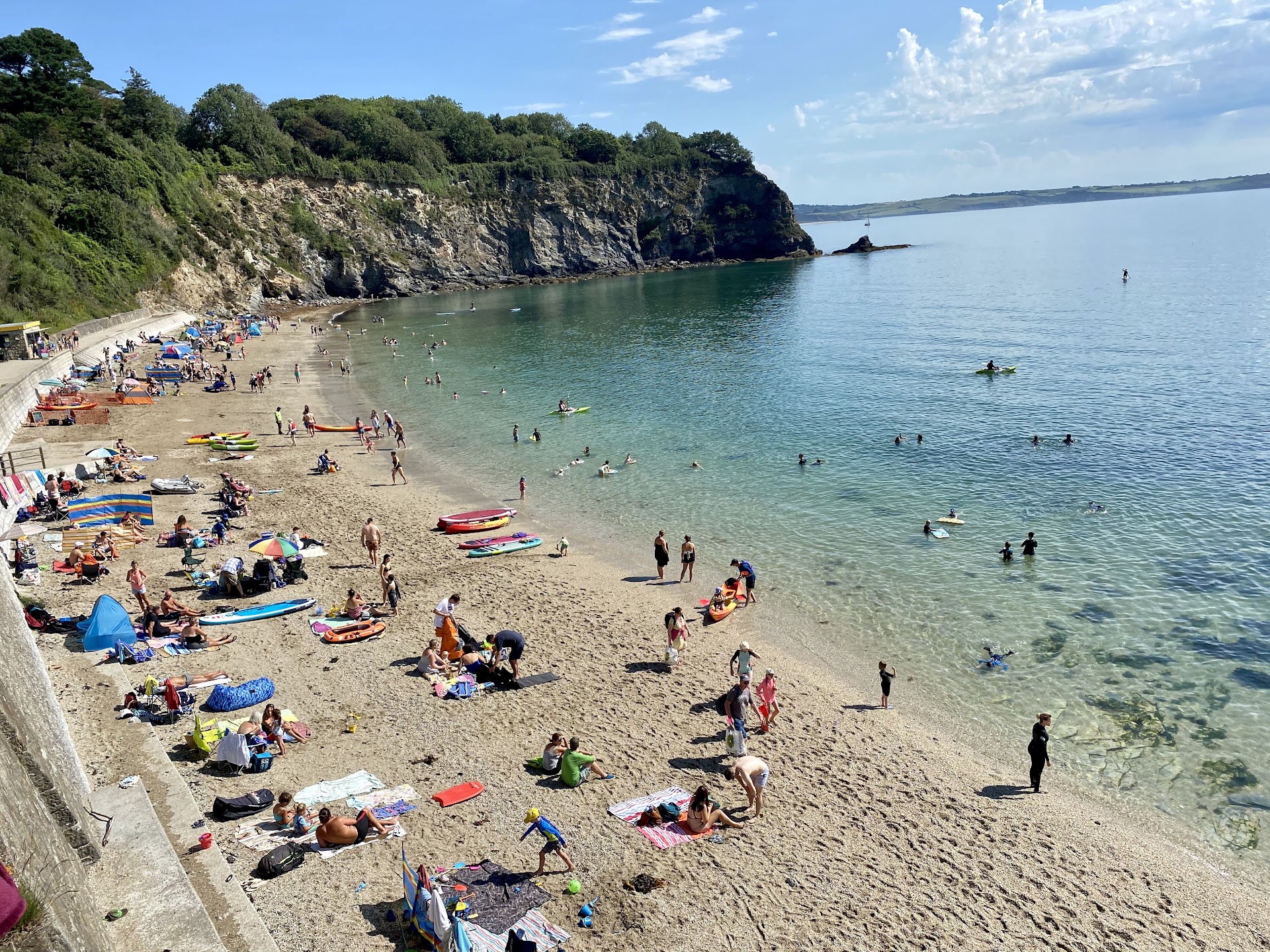 Porthpean Beach dog-friendly beach, Cornwall — seasonal dog access