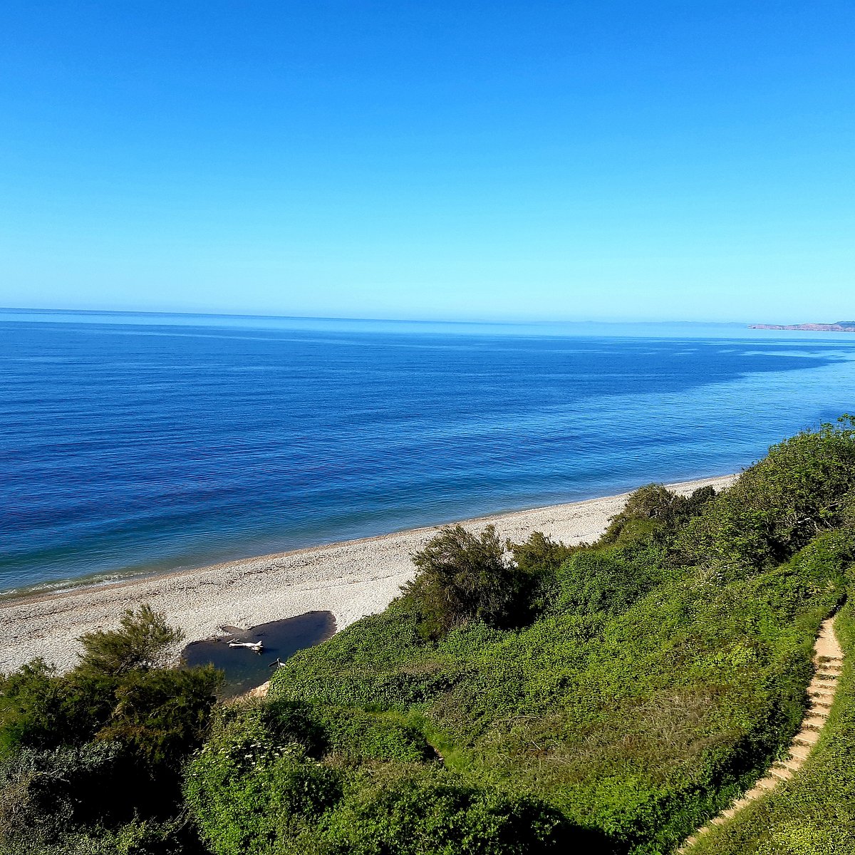 Preston Sands dog-friendly beach, Torbay — seasonal dog access