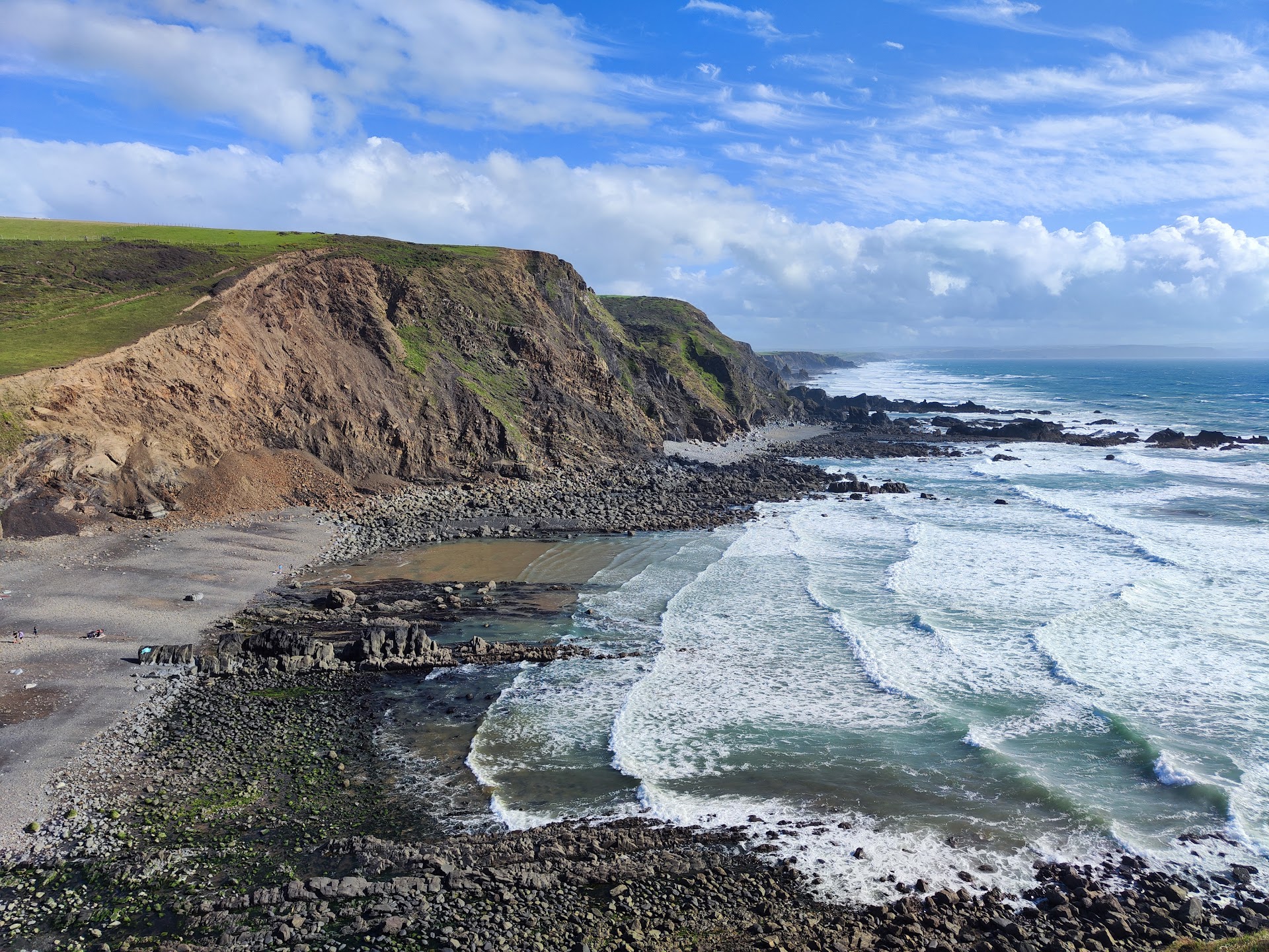 Sandymouth Bay Beach dog-friendly beach, North Devon — year-round dog access