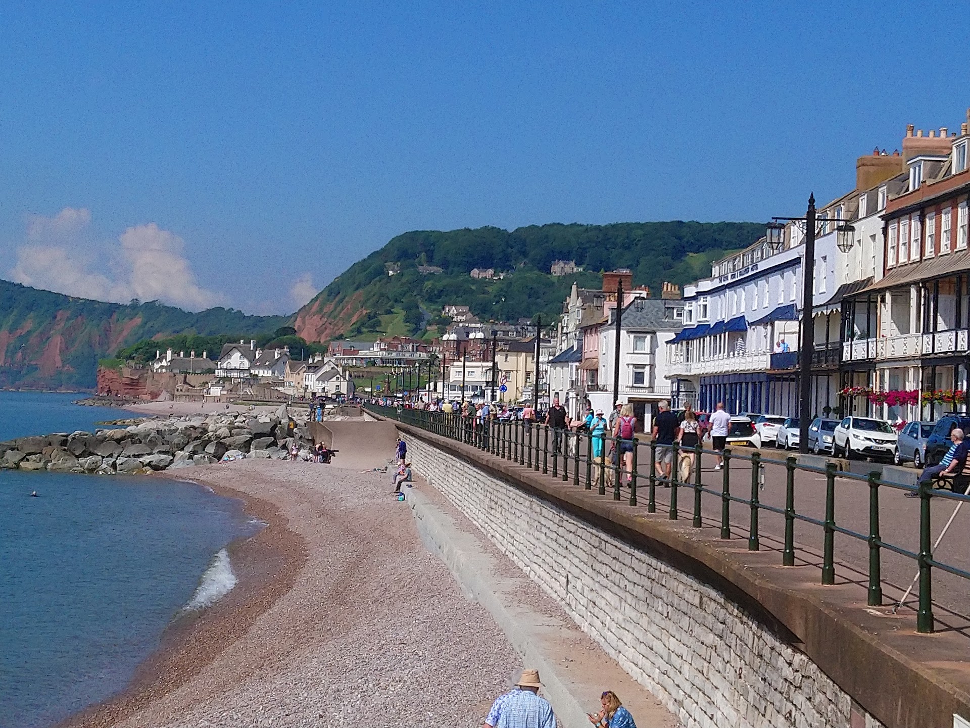 Sidmouth Beach dog-friendly beach, East Devon — seasonal dog access