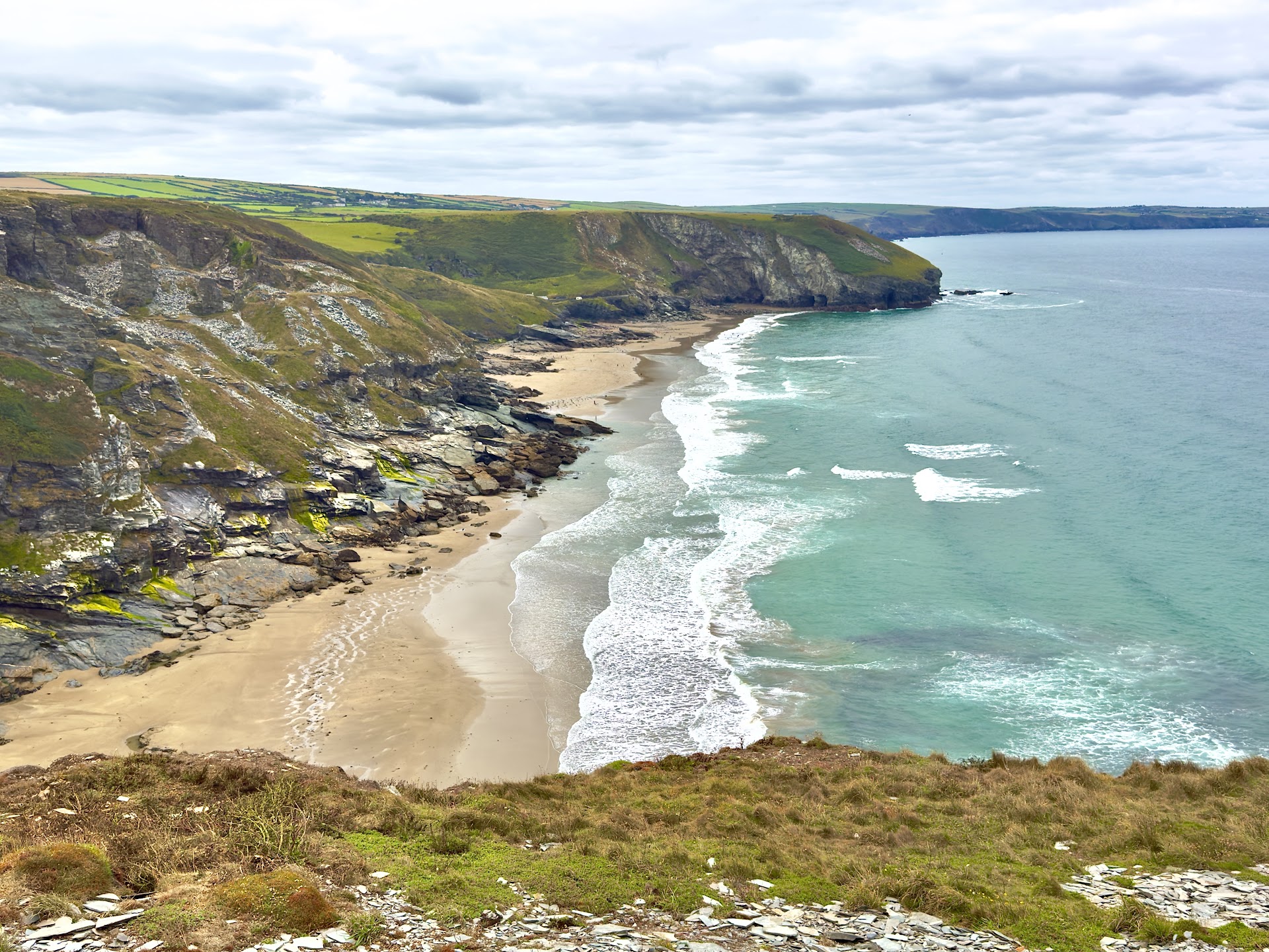 Trebarwith Beach dog-friendly beach, South Devon — year-round dog access