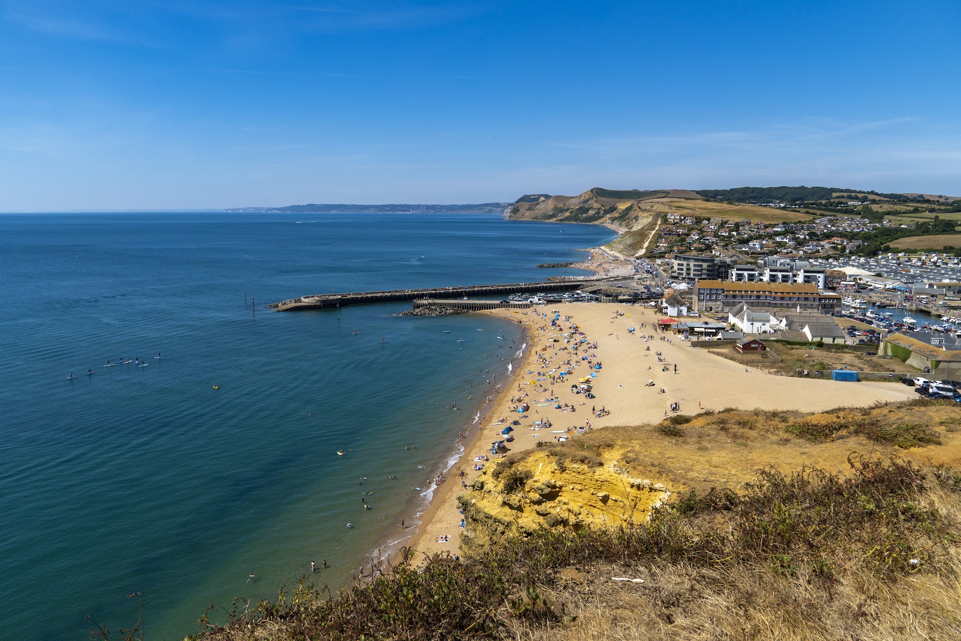 West Beach (Westbay) dog-friendly beach, Dorset — year-round dog access